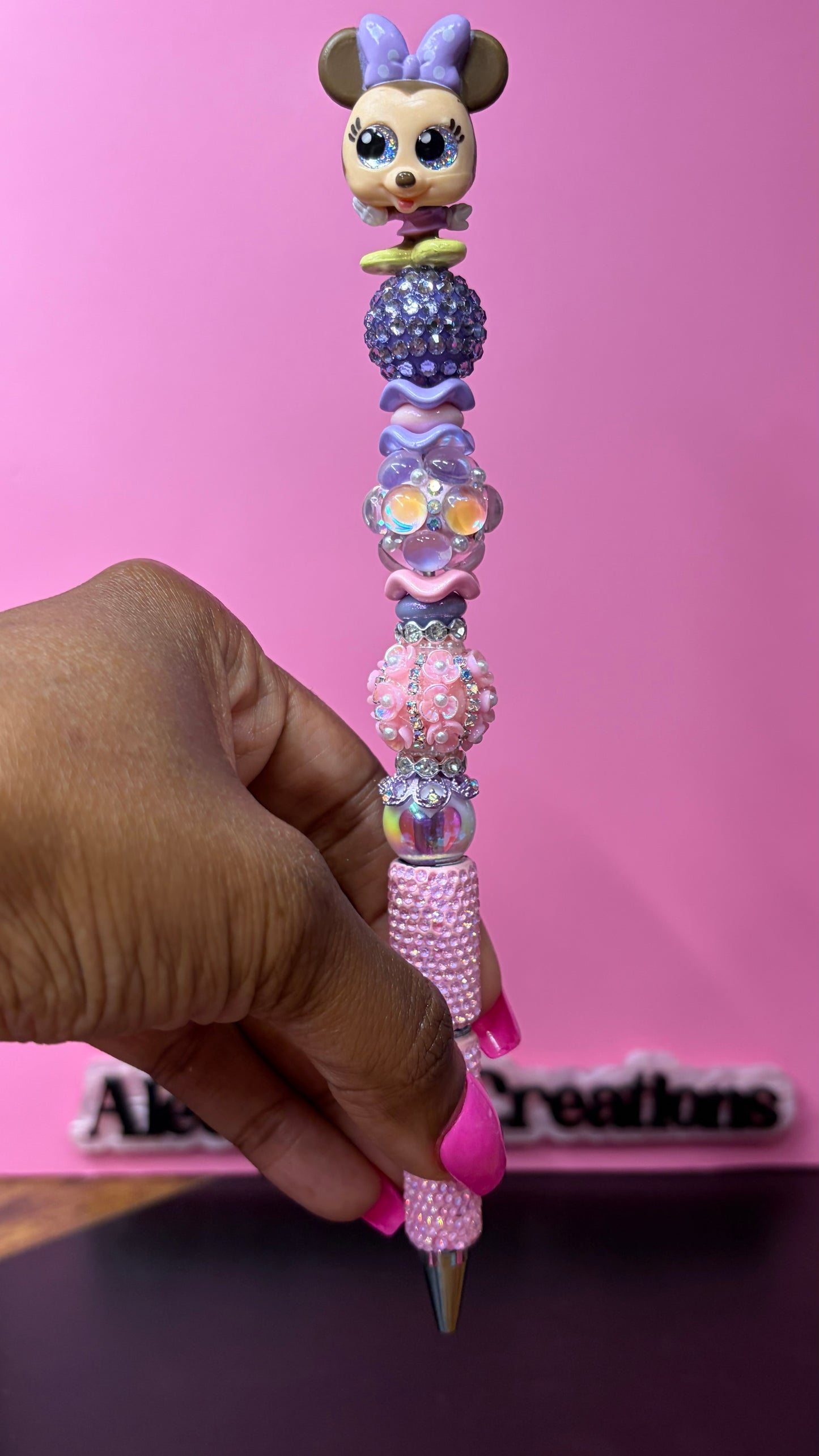 Mouse Girl Decorative Rhinestone Pens