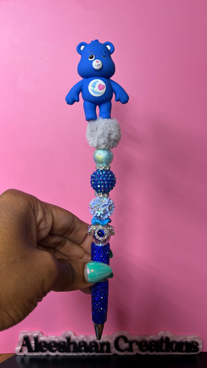 Rainbow Bear Beaded Rhinestone Pens