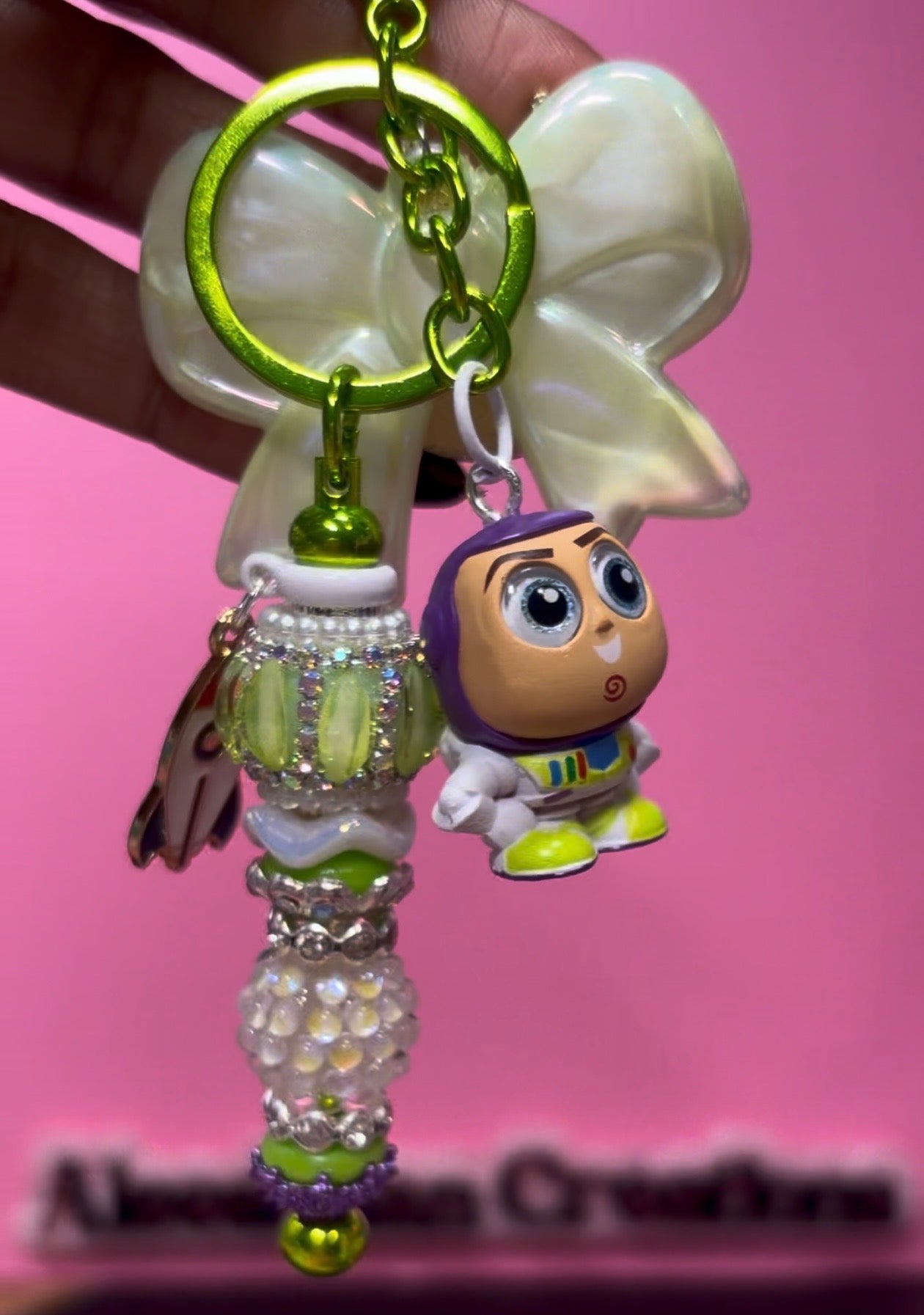 Toy Cowboy & Friends Beaded Keychains