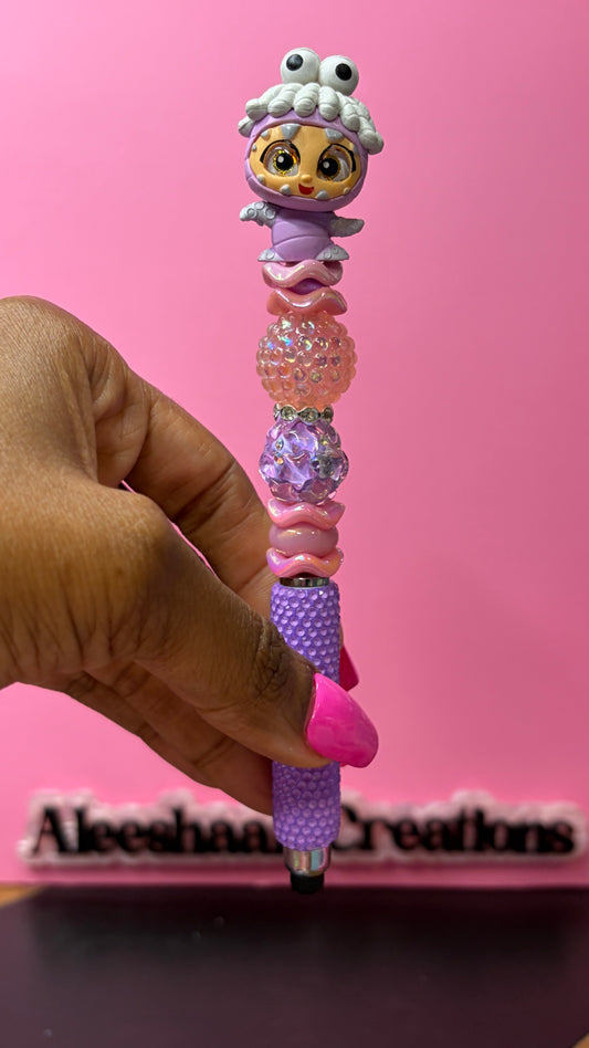 Purple Monster Decorative Stylus Pen