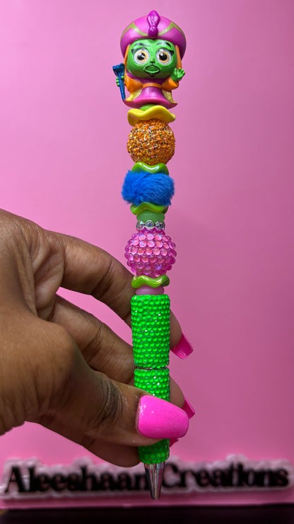 Neon Villain Beaded Rhinestone Pens