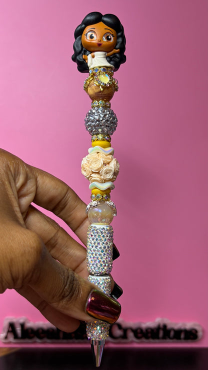 Muse-Inspired Beaded Rhinestone Pen