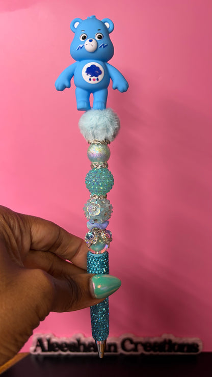 Rainbow Bear Beaded Rhinestone Pens