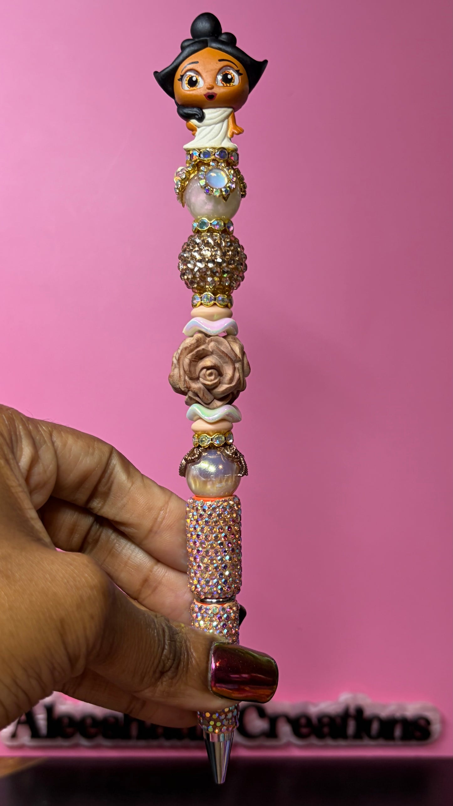 Muse-Inspired Beaded Rhinestone Pen