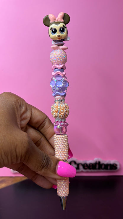 Mouse Girl Decorative Rhinestone Pens