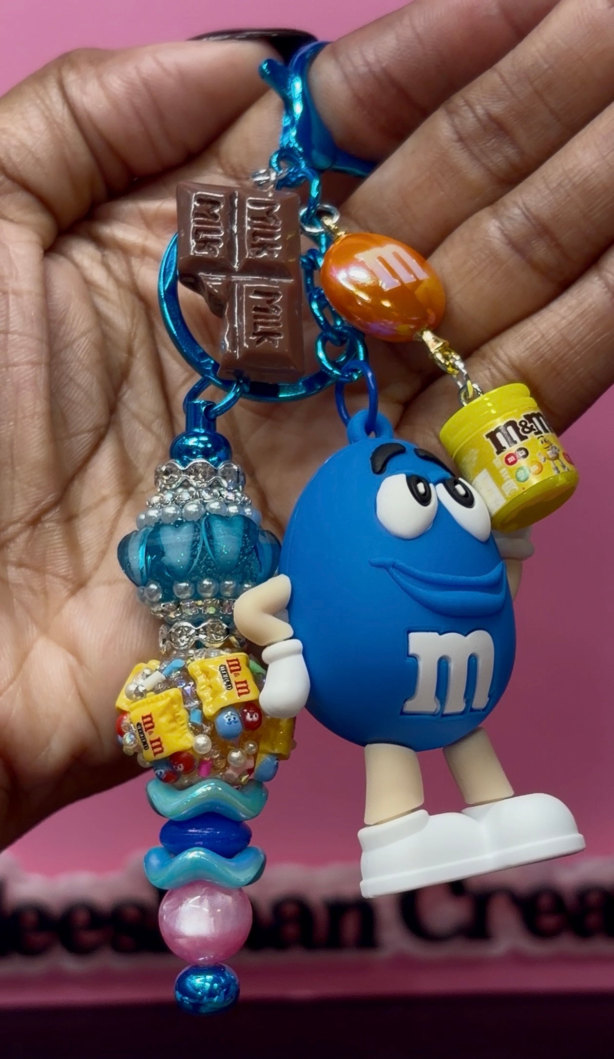 Candy Character Beaded Keychains