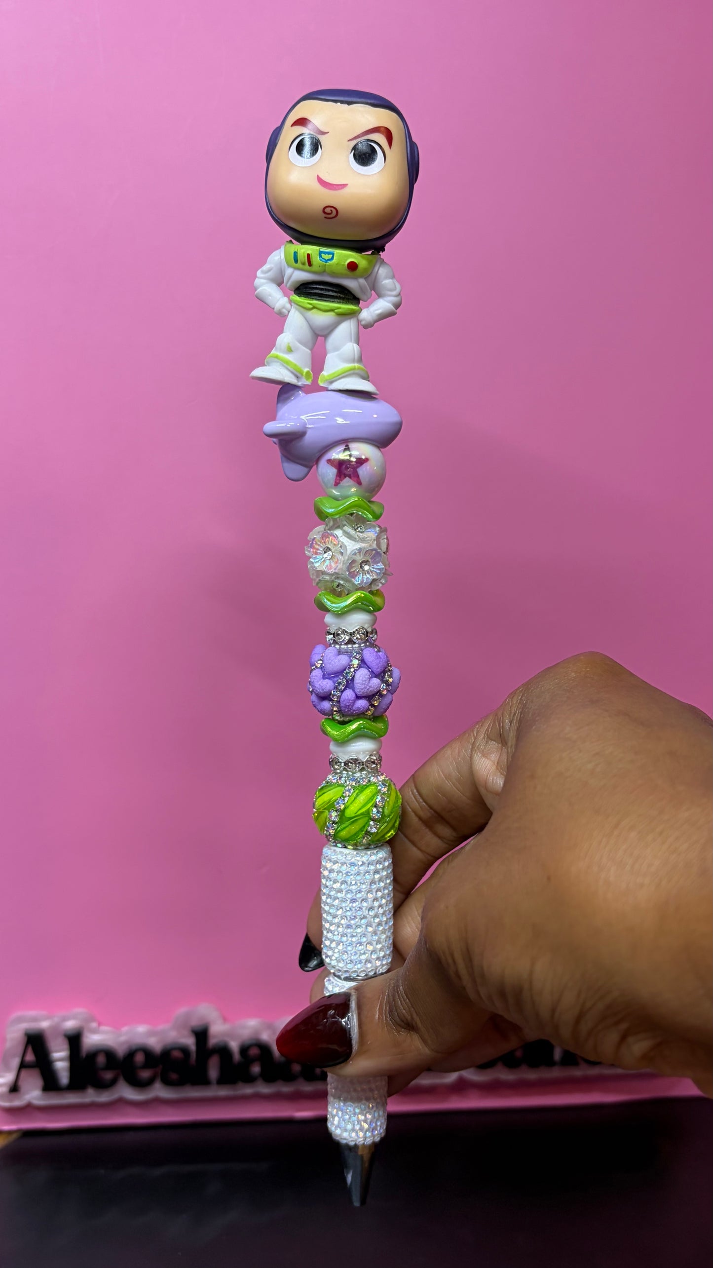 Cowboy & Space Ranger Beaded Rhinestone Pens