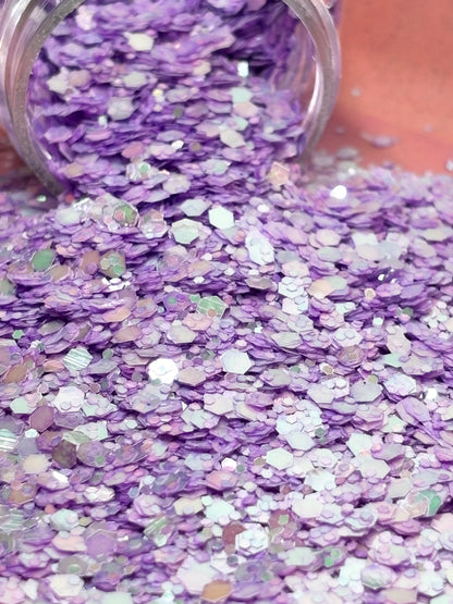 Lavender Ice Snow Globe